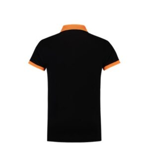 Tricorp Poloshirt Bicolor SlimFit PBF210 zwart-oranje 1
