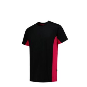 Tricorp T-shirt Bicolor 2004 zwart-rood 4