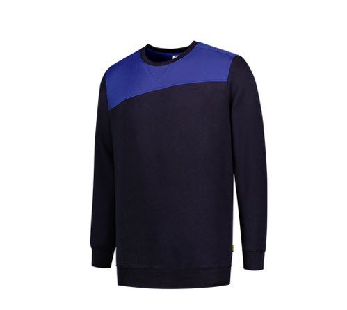 Tricorp Sweater Bicolor Naden 201 marine-blauw