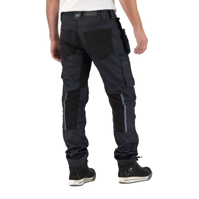 24 7 jeans bull s40 coated stretch + smartpocket dark bleu